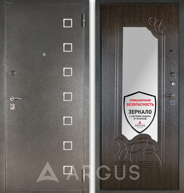 Входная сейф-дверь с зеркалом Аргус ДА-6 Даллас