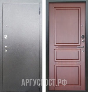 Купить сейф дверь Аргус Люкс 3К Серебро антик Сабина Махагон в Пуршево