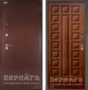 Купить стальную входную дверь Берлога Оптима Сенатор Дуб рустикальный
