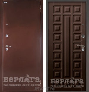 Металлическая сейф дверь Берлога Оптима Сенатор Венге тисненый