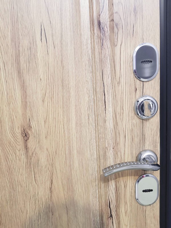 Входная железная дверь Аргус Аляска-3 Рустик соломенный для дома